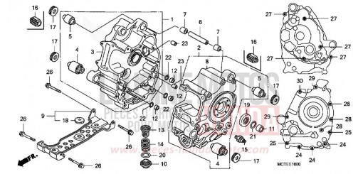 CARTER MOTEUR FJS600A7 de 2007